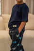 Boys summer pajama set Dark Blue t-shirt + Joystick Pants